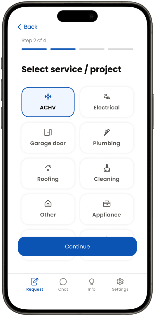 Select the service